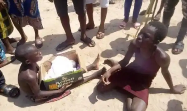 1-Week-Old Baby Killed & Hidden In A Carton By Her 8-Year-Old Sister (Graphic Photos)